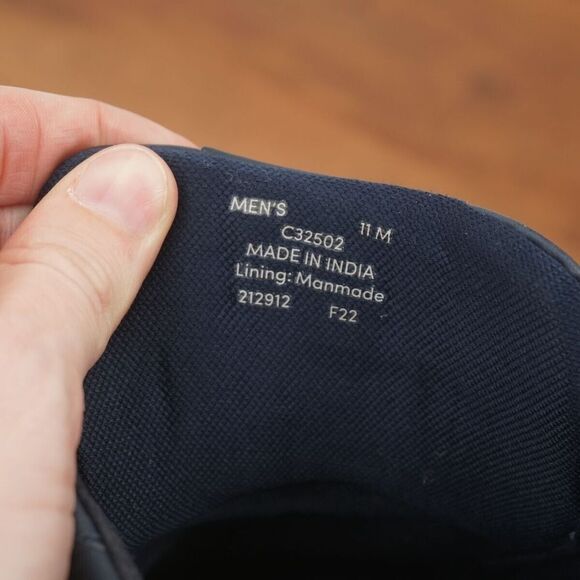 Cole Haan Mens Reagan Grand Sneakers Shoes Blue Leather Lace Up Size 11M - Picture 9 of 11